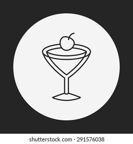 beverage line icon