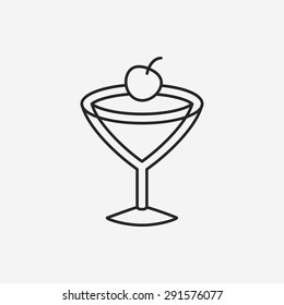 beverage line icon