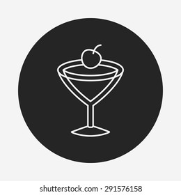 beverage line icon