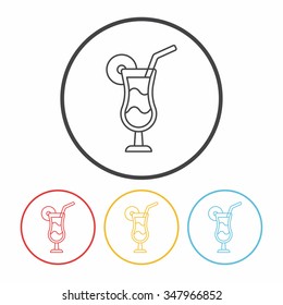 beverage line icon