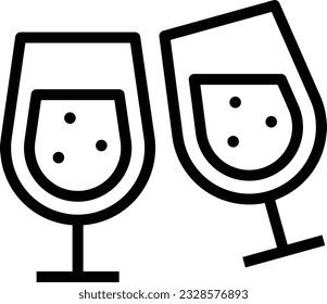 Icono de línea de bebida - Icono único, vector