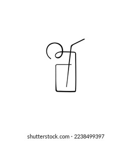 Beverage Line Style Icon Design
