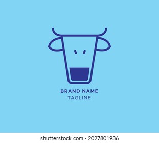 Beverage logo and simple design