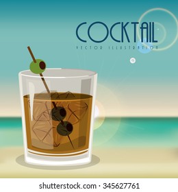 beverage menu design, vector illustration eps10 graphic 