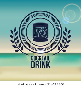 beverage menu design, vector illustration eps10 graphic 