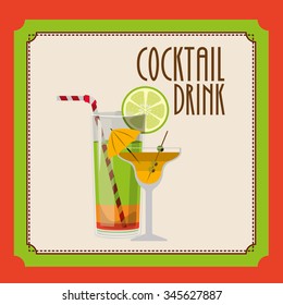 beverage menu design, vector illustration eps10 graphic 