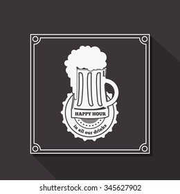 beverage menu design, vector illustration eps10 graphic 