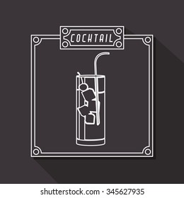 beverage menu design, vector illustration eps10 graphic 