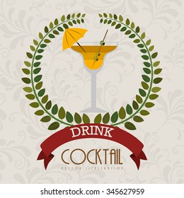 beverage menu design, vector illustration eps10 graphic 