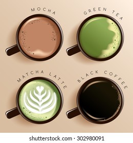 Beverage Menu : Vector Illustration