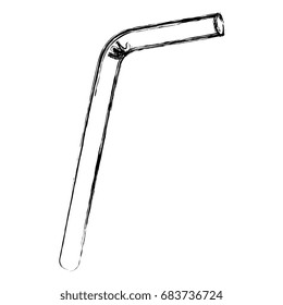 beverage straw isolated icon