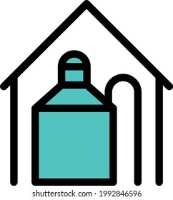 beverage vector color line icon