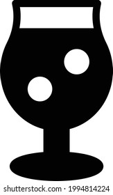 beverage vector glyph flat icon