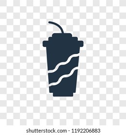 Beverage vector icon isolated on transparent background, Beverage transparency logo concept