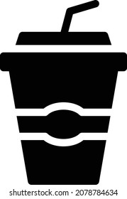 beverage Vector illustration on a transparent background. Premium quality symbols. Stroke vector icon for concept and graphic design.