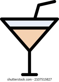 Beverage Vector illustration on a transparent background.Premium quality symmbols.Stroke vector icon for concept and graphic design. 