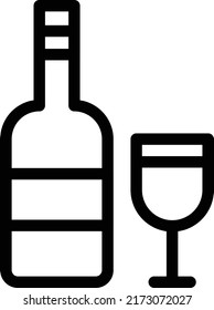 Beverage Vector illustration on a transparent background.Premium quality symmbols.Stroke vector icon for concept and graphic design.