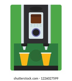 
A beverage vending  machine to get cool or hot beverages instantly 
