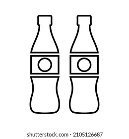 Beverages, drink line icon. Outline vector.