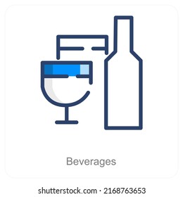 Concepto De Icono De Bebidas Y Bebidas