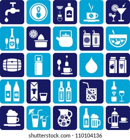 Beverages icons