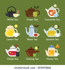 Getränke-Objekt Teekanne Vektorgrafik-Design