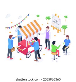 2,071 Food festival isometric Images, Stock Photos & Vectors | Shutterstock