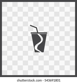 Beverages vector icon. Isolated illustration. Business picture.