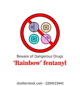 Beware Of Dangerous Drugs Called Rainbow Fentanyl