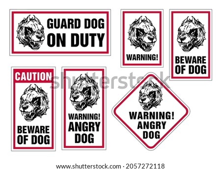 Similar – Image, Stock Photo Angry dog. Ink black and white drawing