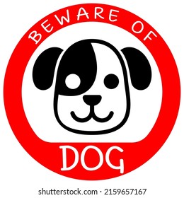 Beware of the dog icon