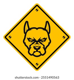 beware of dog printable sign warning poster plaque for home template design