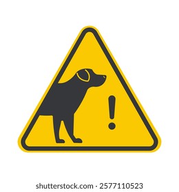 BEWARE OF DOG sign: Stay away from the area. Aggressive dog on premises. Do not enter without proper authorization.