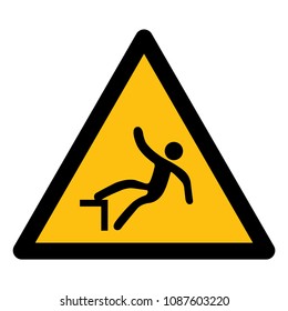 Beware Drop Symbol, Vector Illustration, Isolate On White Background Label. EPS10 