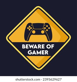 beware of gamer with gaming console