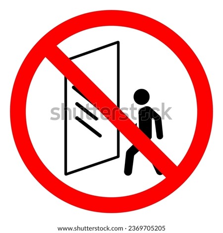 Beware Of Glass Trample Symbol Sign, Vector Illustration, Isolate On White Background Label .EPS10
