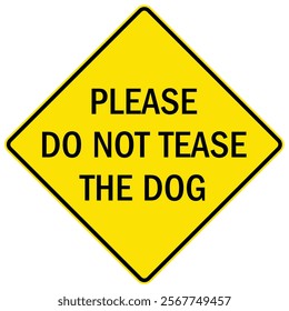 Beware of guard dog warning sign