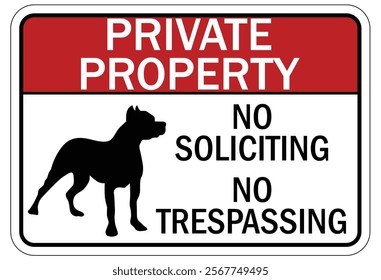 Beware of guard dog warning sign