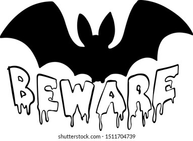 Beware Halloween Decoration For T-shirt