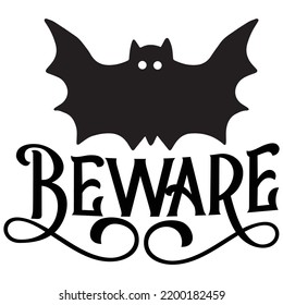 Beware Happy Halloween Shirt Print Template, Witch Bat Cat Scary House Dark Green Riper Boo Squad Grave Pumpkin Skeleton Spooky Trick Or Treat