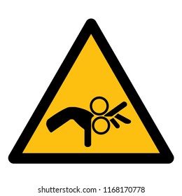 Beware Roller Symbol Signvector Illustration Isolated Stock Vector ...