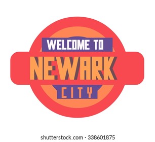 Bewark beautiful city to visit. vector cartoon