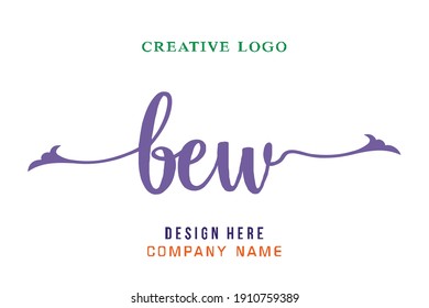 El logotipo de la inscripción BEWC es sencillo, fácil de entender y autoritario