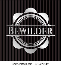 Bewilder silver badge or emblem
