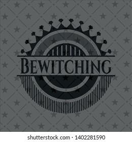 Bewitching dark icon or emblem. Vector Illustration. Detailed.