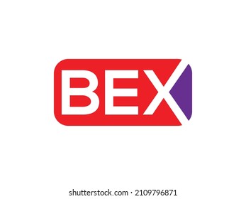 
bex letter original monogram logo design.eps