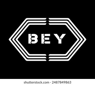 BEY-Buchstabe Logo Design. BEY Einfaches und modernes kreatives Monogramm Anfangsbuchstabenlogo Illustration.
BEY-Buchstabe Logo Design. BEY Einfaches und modernes kreatives Monogramm Anfangsbuchstabenlogo Illustration.