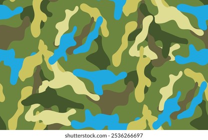 Além dos padrões de camuflagem de campo de batalha no design moderno