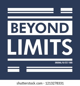 Beyond limits art