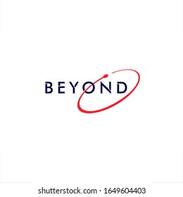 Beyond Logo Type Stylized Font Space